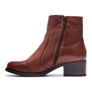 Carl Scarpa Orvieto Tan Leather Ankle Boots